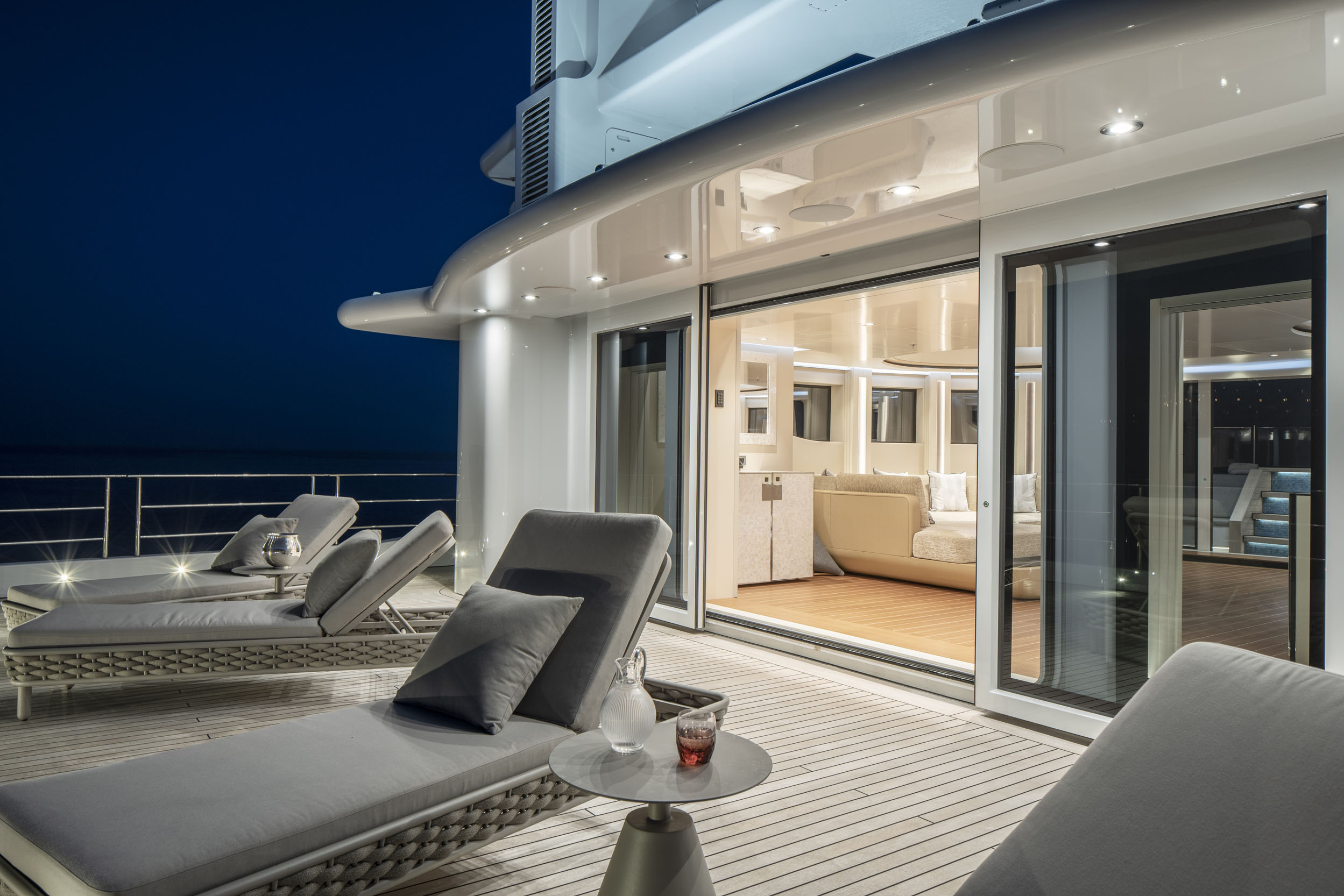 Aboard ILLUSION PLUS a 290ft (88.5m) luxury motor yacht , built by PRIDE YACHTS in 2018