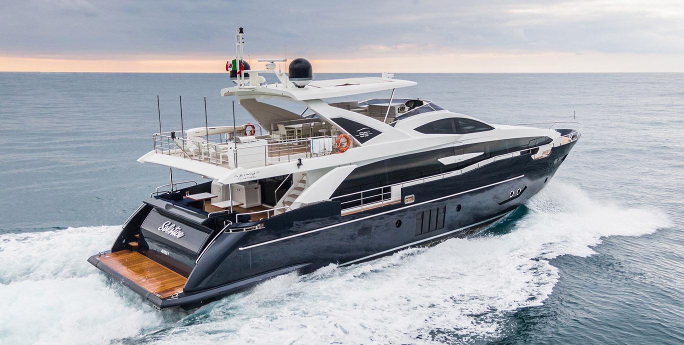 Aboard SOLSTICE a 93ft (28.62m) luxury motor yacht , built by AZIMUT in 2017