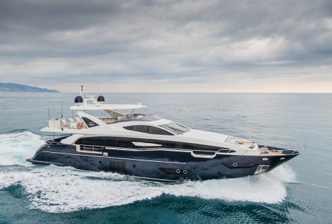 Aboard SOLSTICE a 93ft (28.62m) luxury motor yacht , built by AZIMUT in 2017