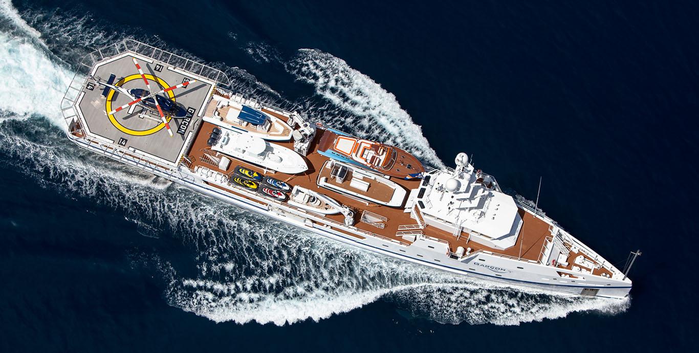 Aboard GARCON a 219ft (67m) luxury motor yacht , built by DAMEN YACHTING in 2012