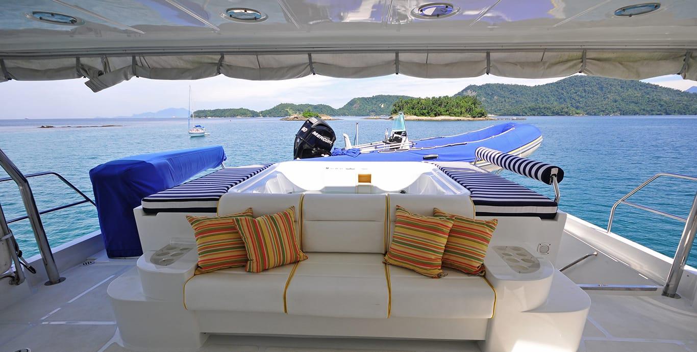Aboard EXPLORER VIII a 90ft (27.43m) luxury motor yacht , built by MCP YACHTS in 2003