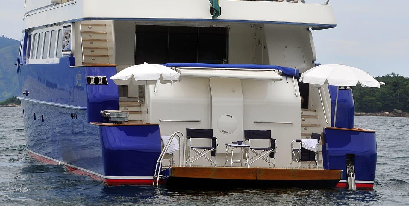 Aboard EXPLORER VIII a 90ft (27.43m) luxury motor yacht , built by MCP YACHTS in 2003
