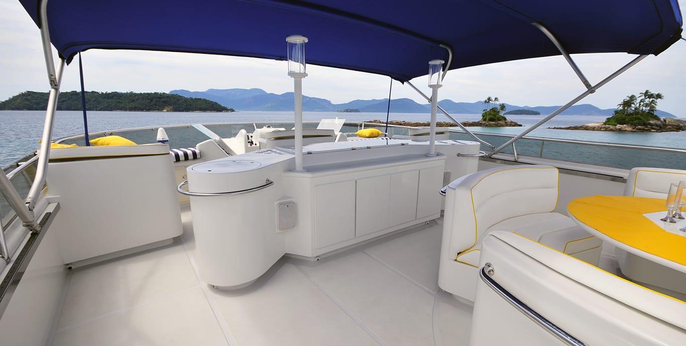 Aboard EXPLORER VIII a 90ft (27.43m) luxury motor yacht , built by MCP YACHTS in 2003