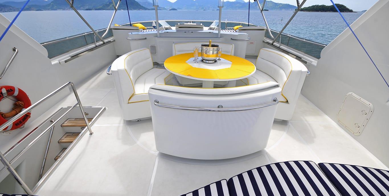 Aboard EXPLORER VIII a 90ft (27.43m) luxury motor yacht , built by MCP YACHTS in 2003