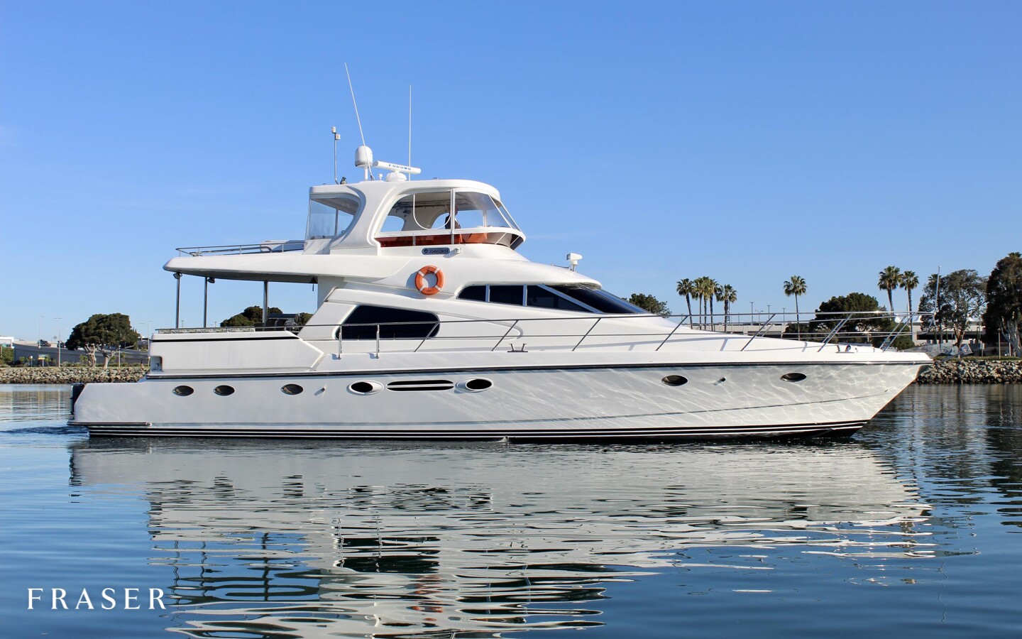 Aboard BUCKET LIST a 58ft (17.68m) luxury motor yacht , built by JOHNSON YACHTS in 2005