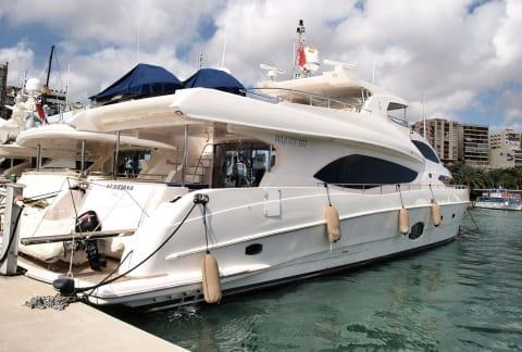 Aboard NIRVANA a 101ft (30.78m) luxury motor yacht , built by GULF CRAFT in 2008