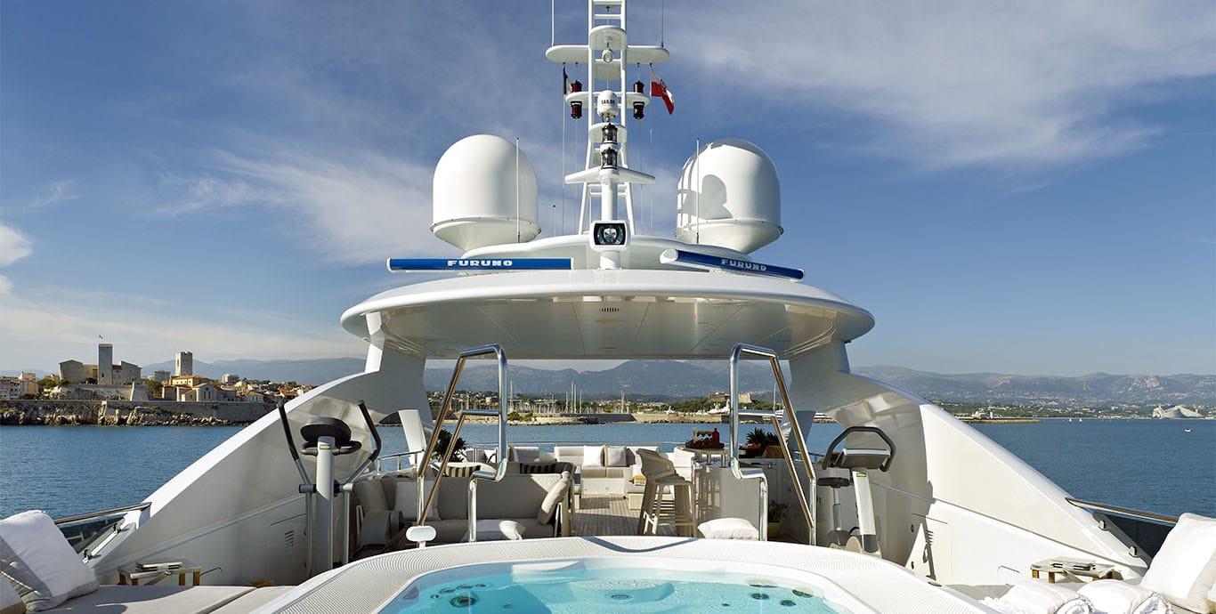 Aboard MY SECRET a 153ft (46.7m) luxury motor yacht , built by HEESEN in 2012