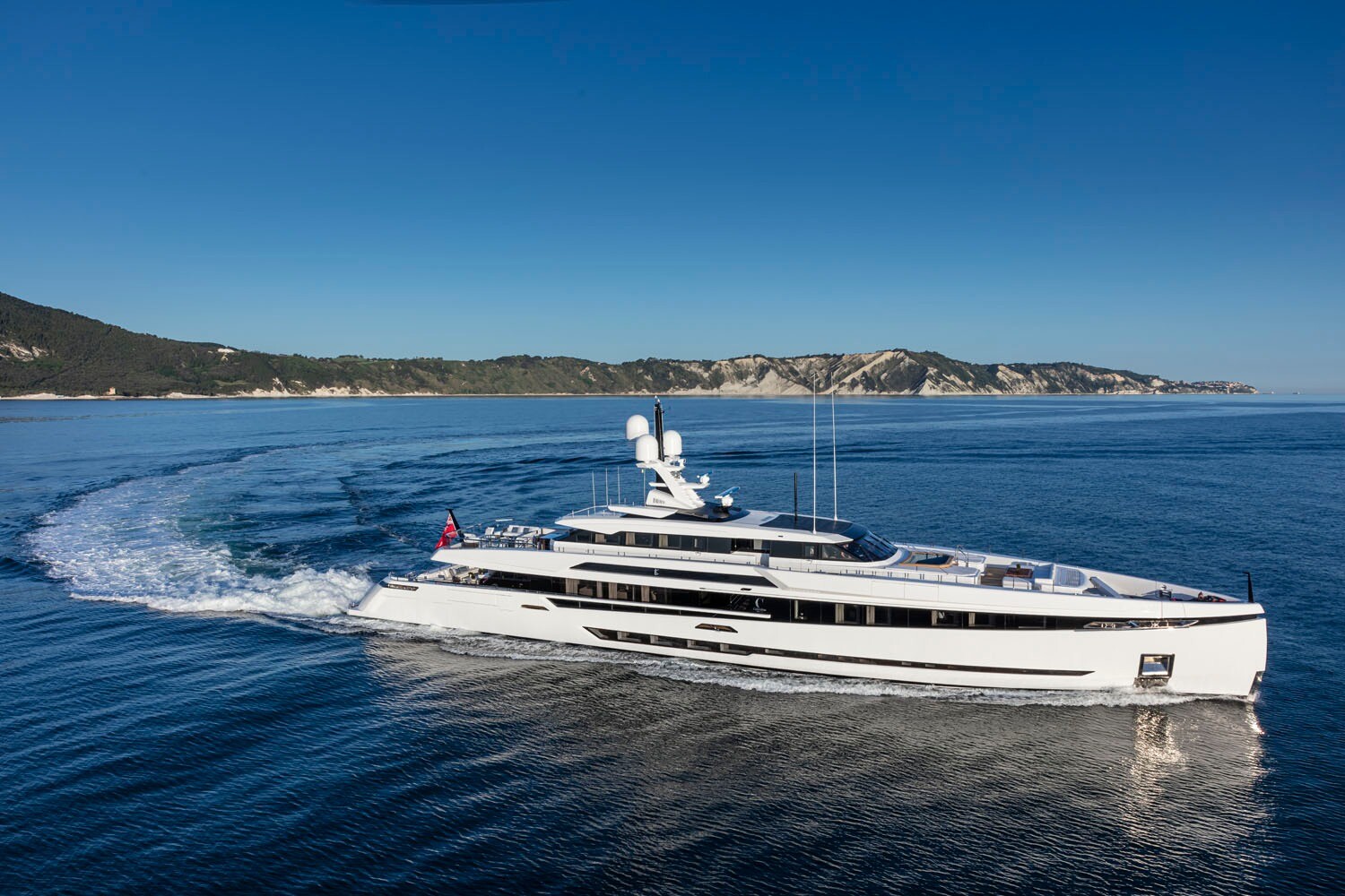 Aboard K2 a 163ft (49.91m) luxury motor yacht for Charter available with Fraser Yachts, built by COLUMBUS YACHTS in 2021