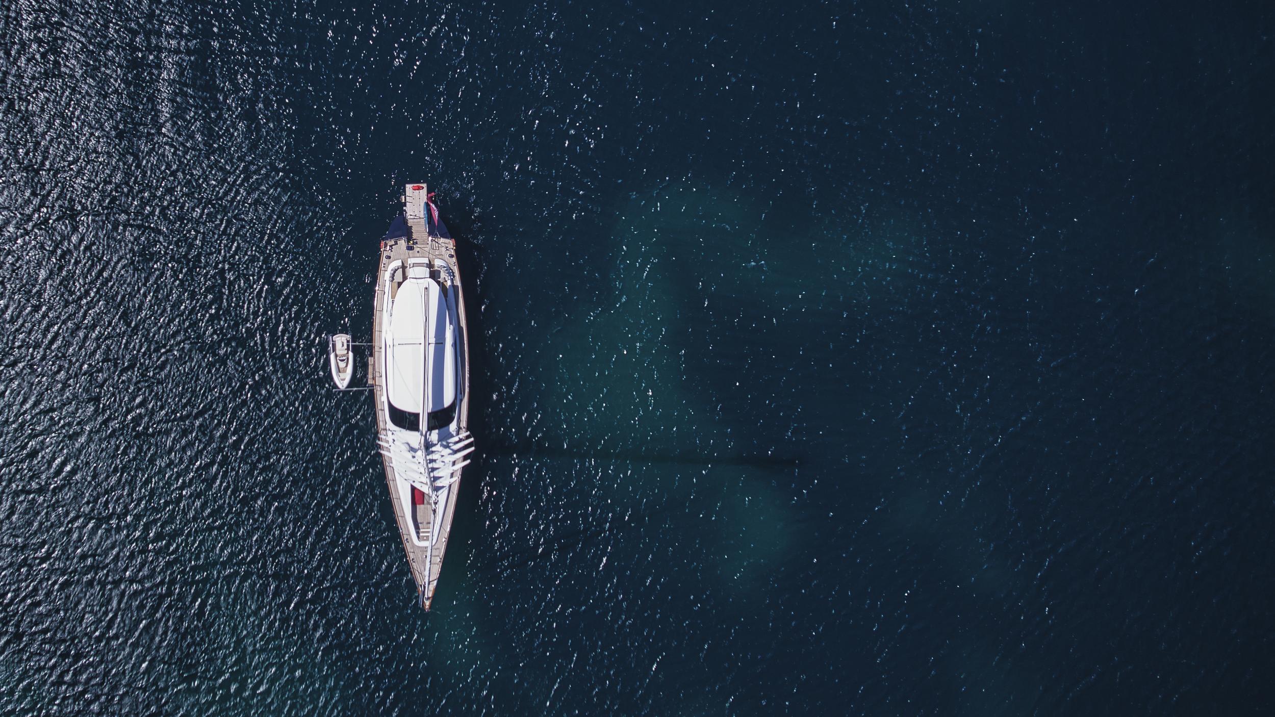 Aboard STATE OF GRACE a 129ft (39.4m) luxury sailing yacht , built by PERINI NAVI in 2013