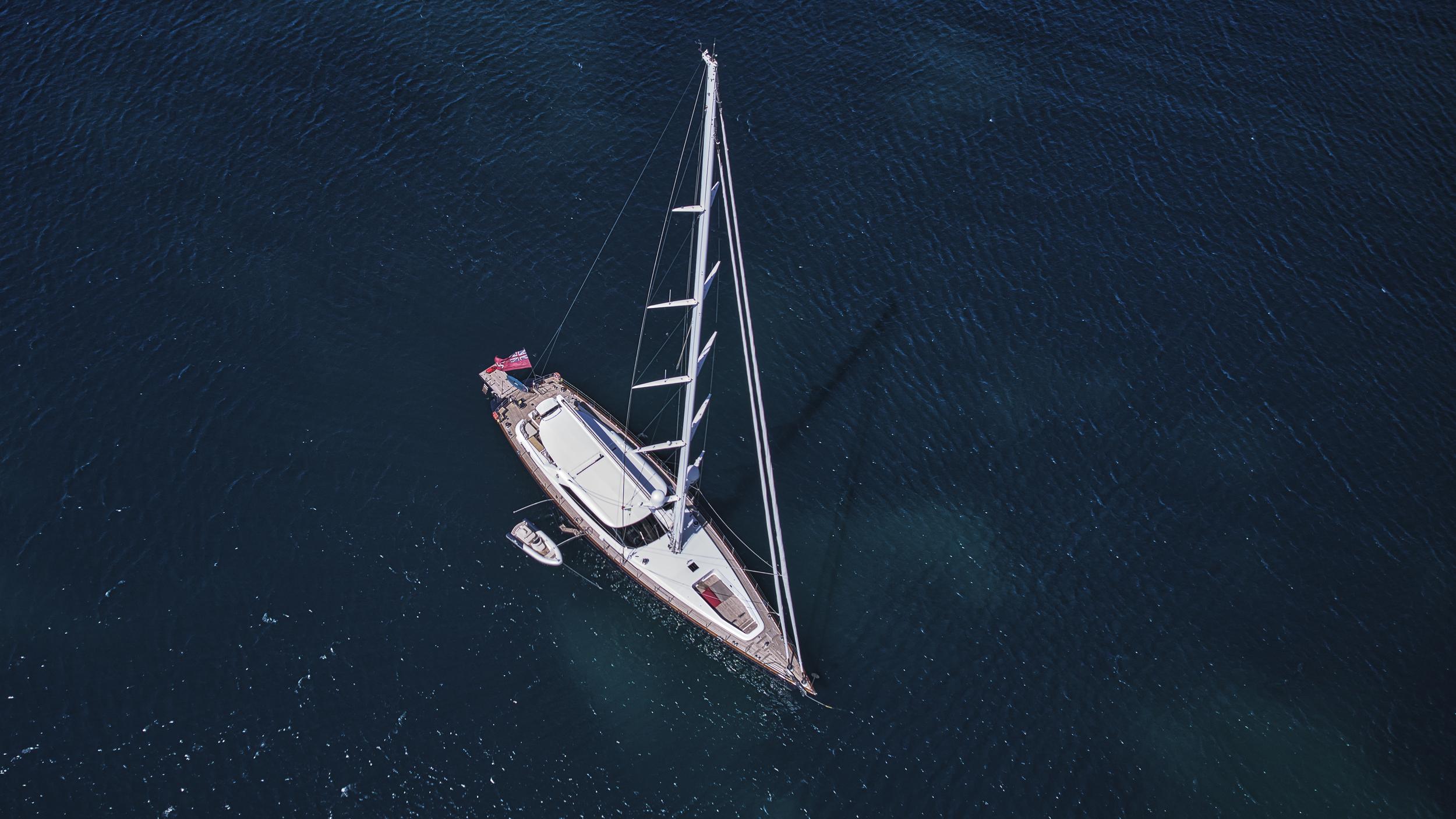 Aboard STATE OF GRACE a 129ft (39.4m) luxury sailing yacht , built by PERINI NAVI in 2013