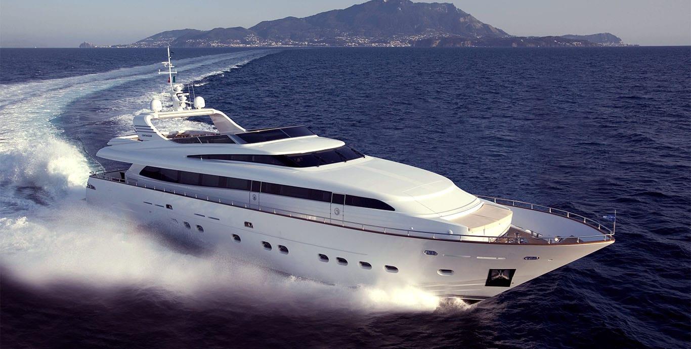 Aboard MIKYMAR a 112ft (34.39m) luxury motor yacht , built by CANADOS in 2006