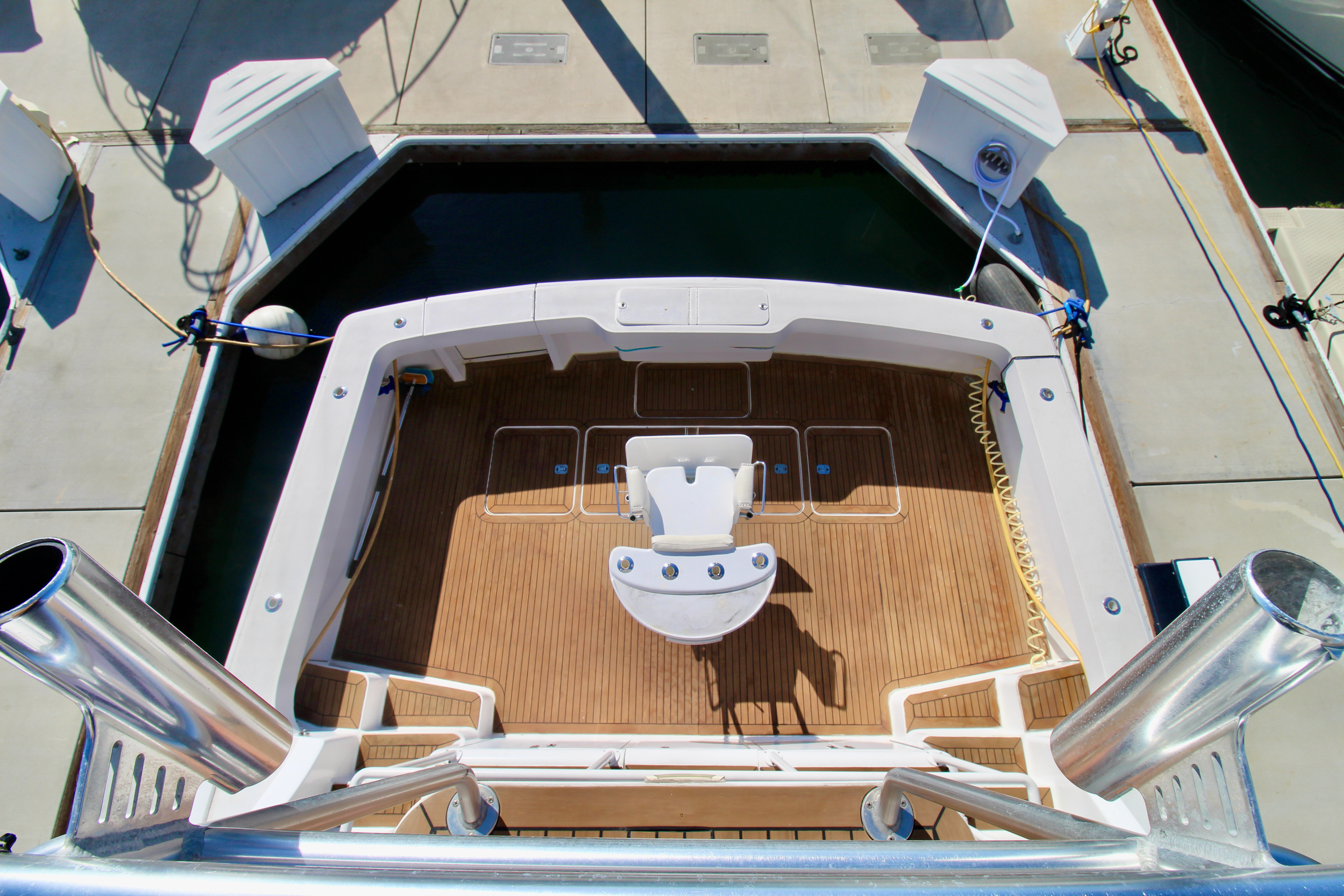 Aboard BAD TO THE BONE a 71ft (21.79m) luxury motor yacht , built by VIKING YACHTS in 1999