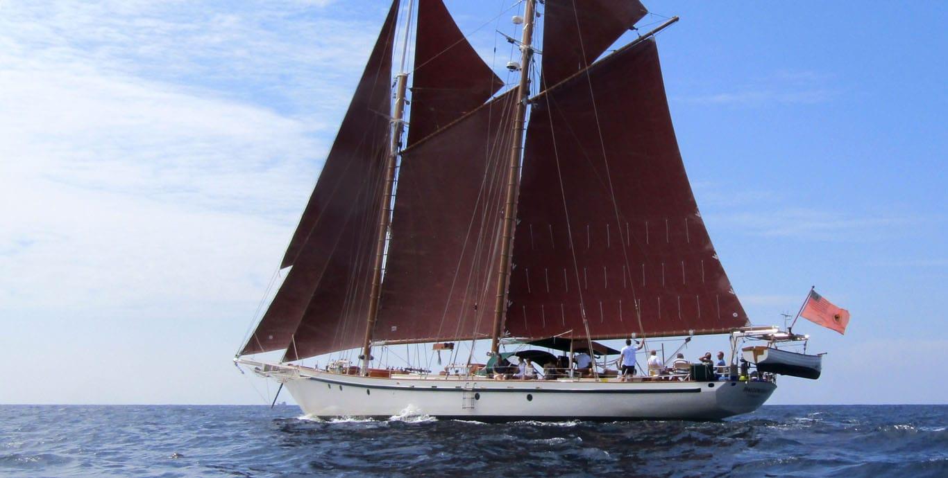 Aboard DALLINGHOO a 99ft (30.43m) luxury sailing yacht , built by PRITCHARD in 1990
