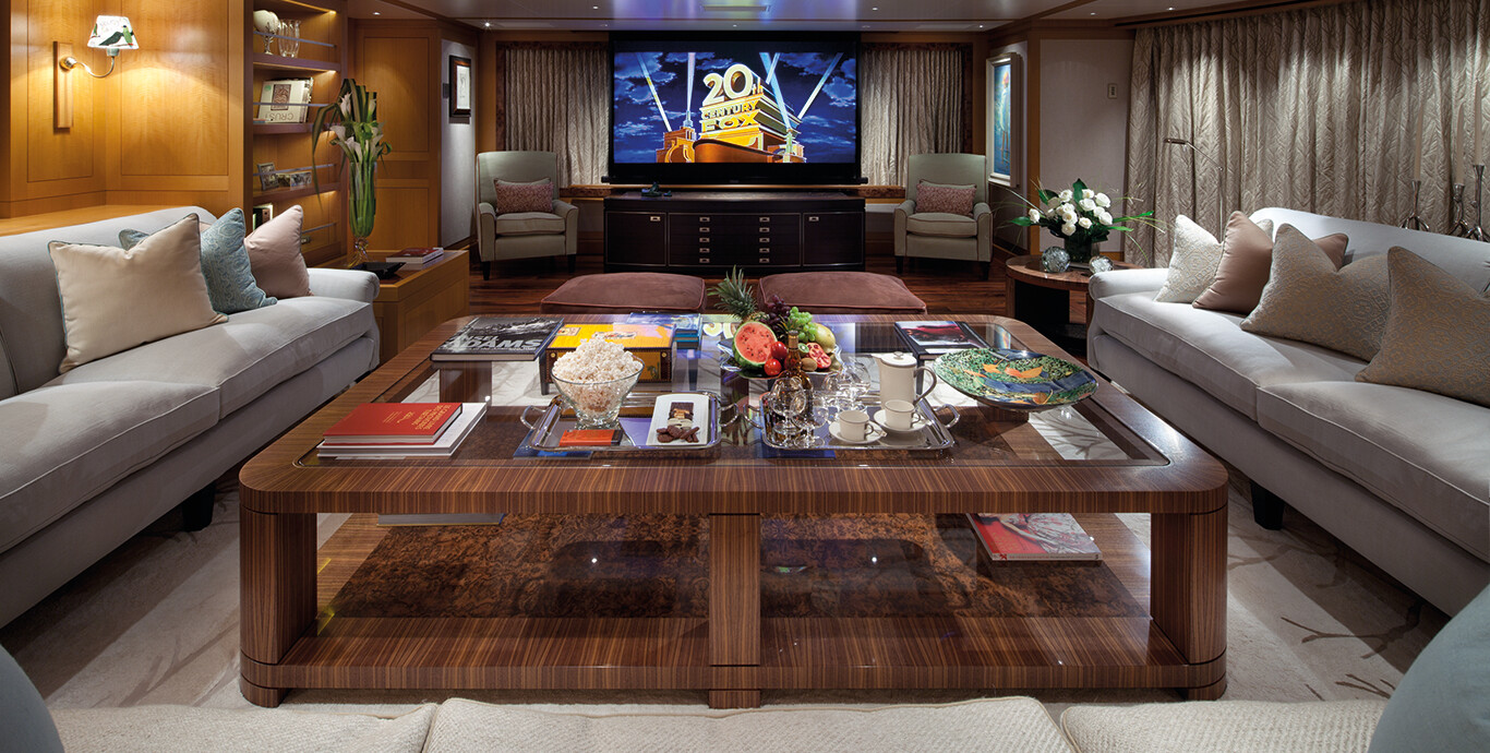 Aboard LADY BRITT a 206ft (63m) luxury motor yacht , built by FEADSHIP in 2011