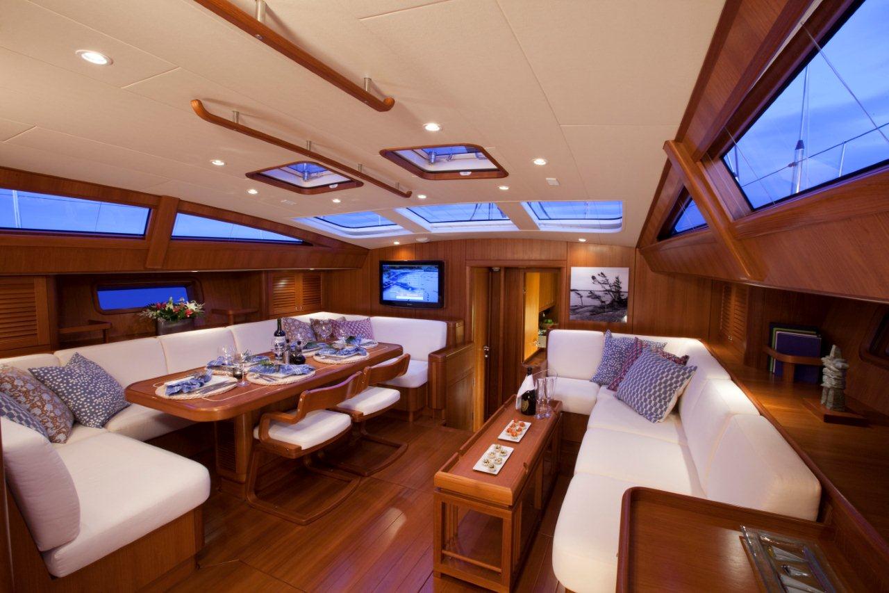 Aboard ALCHEMY IV a 82ft (24.99m) luxury sailing yacht for Charter available with Fraser Yachts, built by NAUTOR’S SWAN in 2009