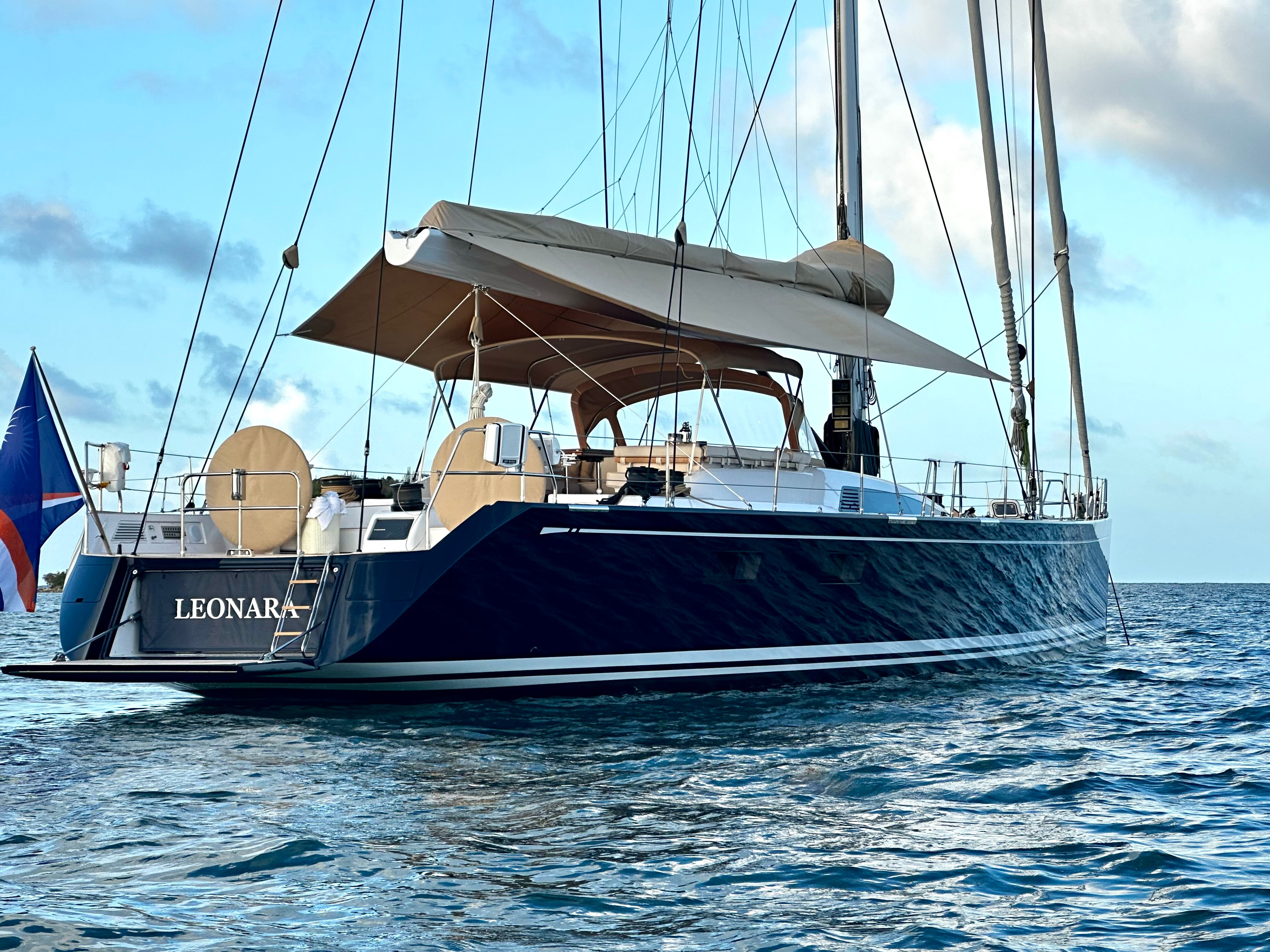 Aboard HUMMINGBIRD a 90ft (27.58m) luxury sailing yacht , built by NAUTOR’S SWAN in 2009