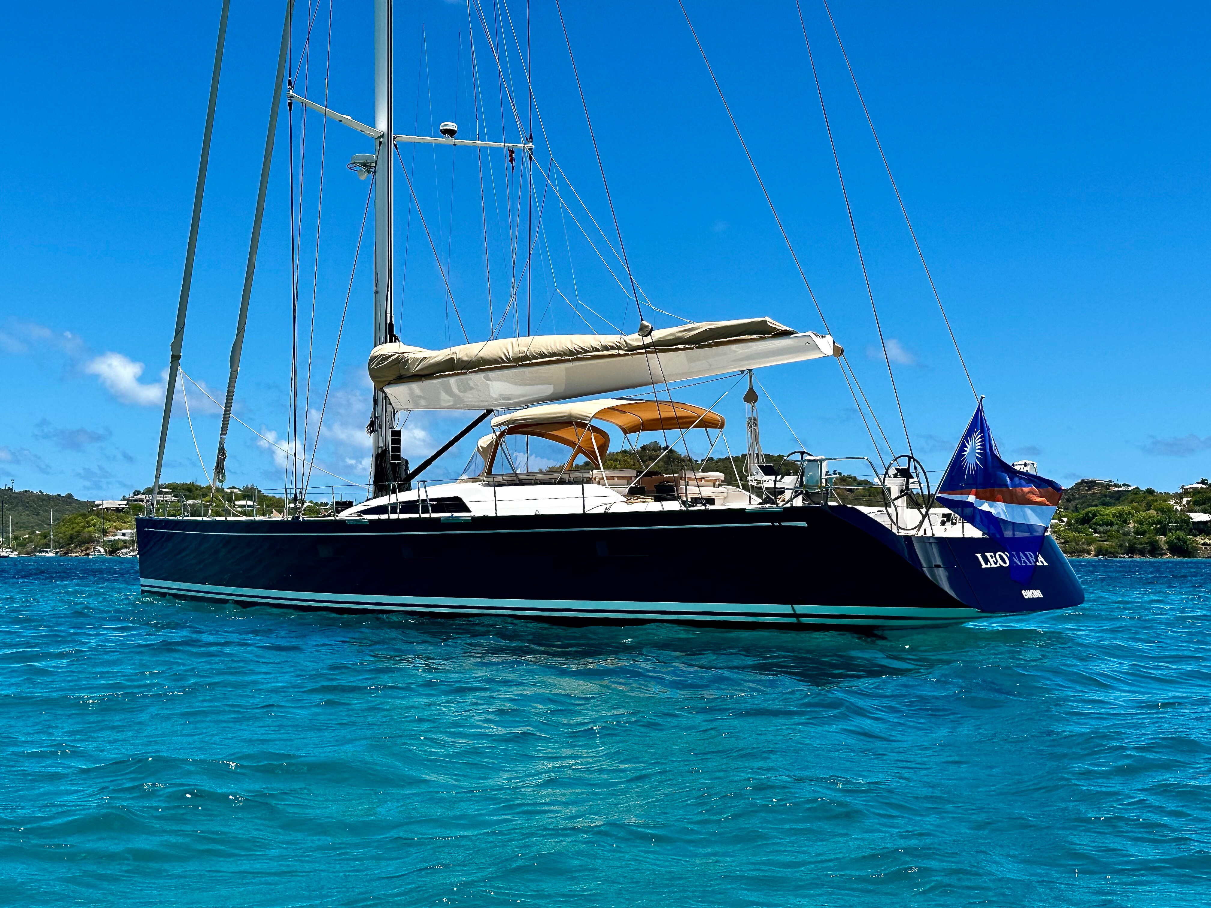 Aboard HUMMINGBIRD a 90ft (27.58m) luxury sailing yacht , built by NAUTOR’S SWAN in 2009