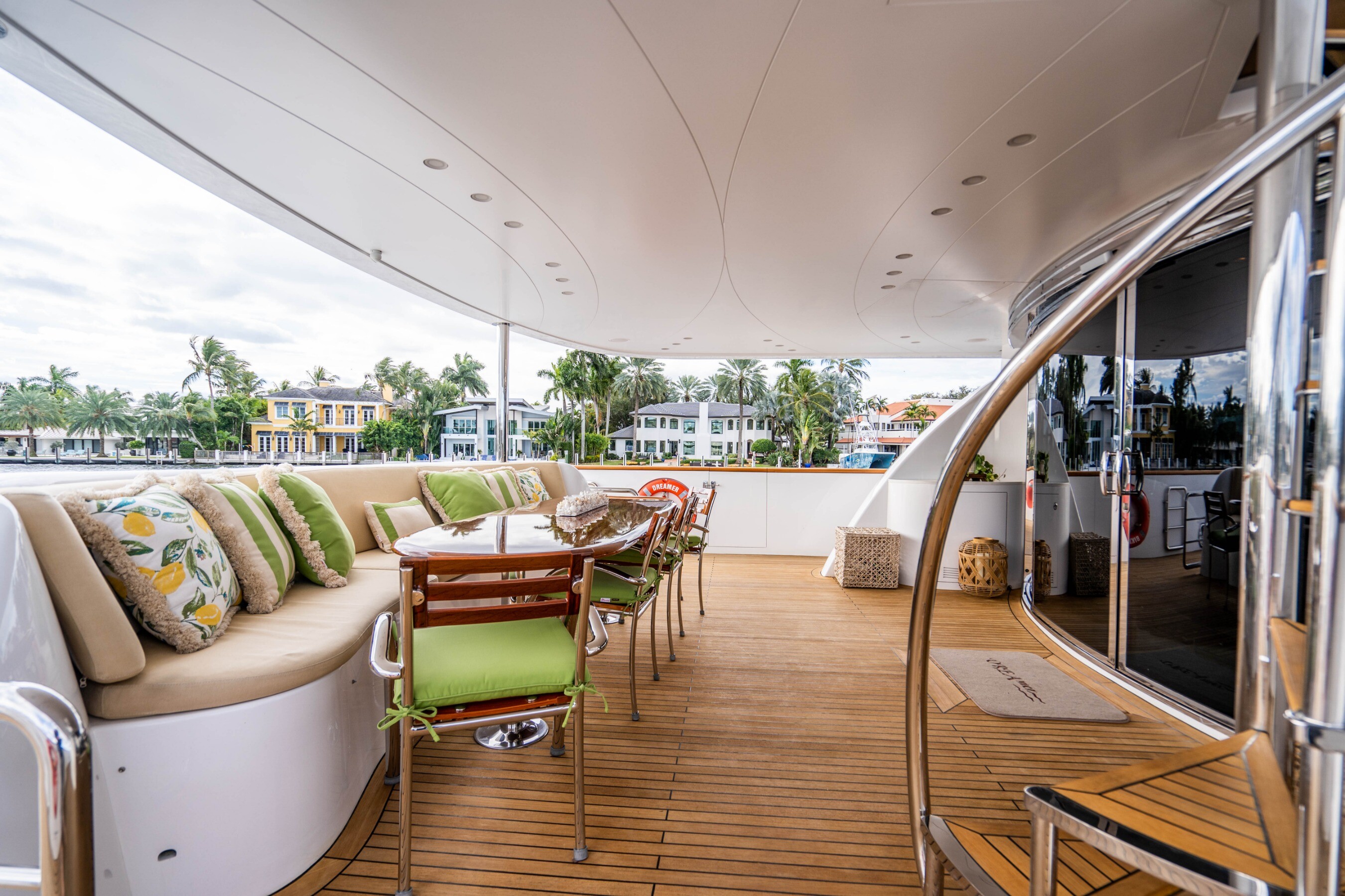 Aboard DREAMER a 136ft (41.45m) luxury motor yacht , built by HARGRAVE in 2011