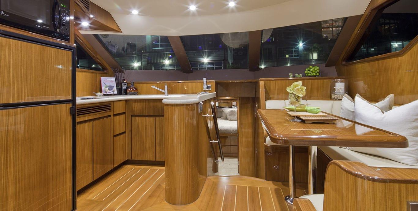 Aboard ABBY LOUISE a 52ft (15.85m) luxury motor yacht , built by OCEAN ALEXANDER in 2010