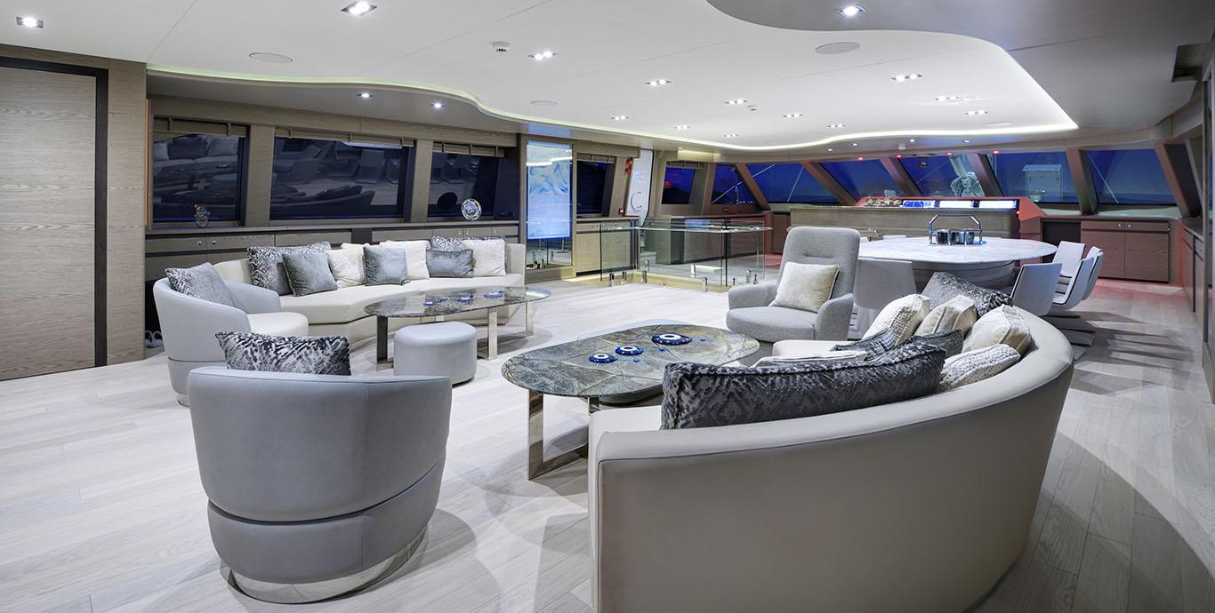 Aboard ALL ABOUT U 2 a 164ft (49.99m) luxury sailing yacht , built by ADA YACHT WORKS in 2019