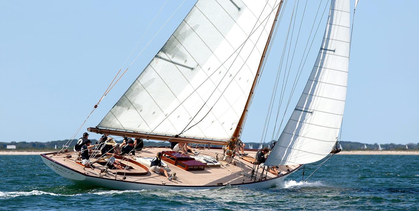 Aboard MARILEE a 59ft (17.98m) luxury sailing yacht , built by HERRESHOFF in 1926