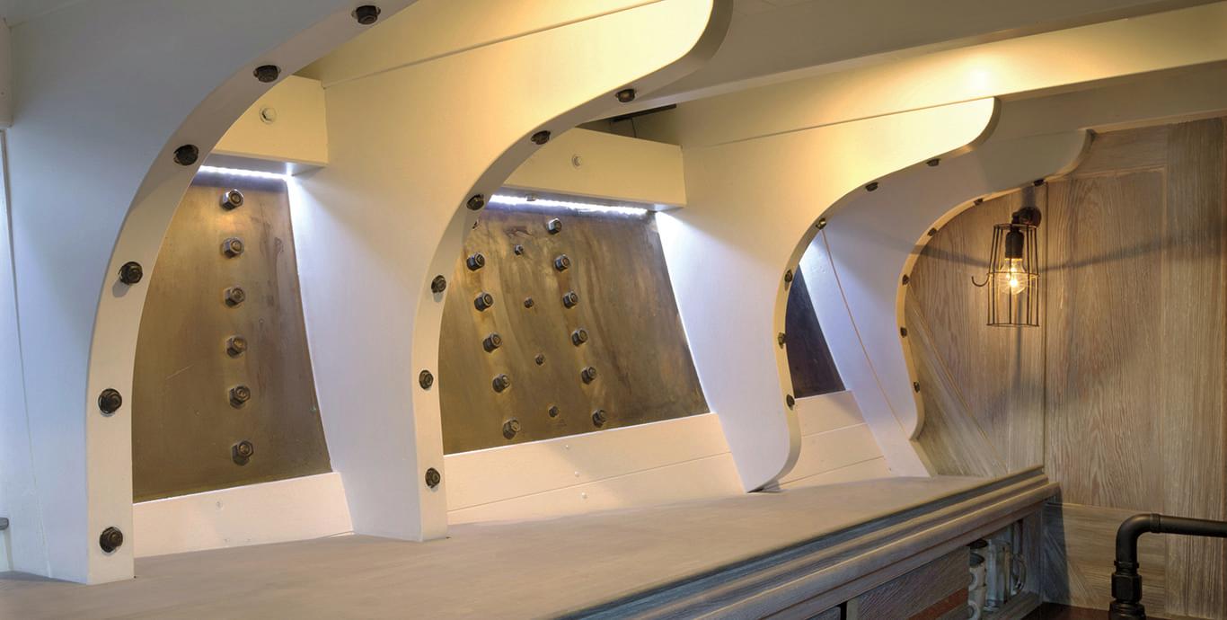 Aboard MARILEE a 59ft (17.98m) luxury sailing yacht , built by HERRESHOFF in 1926