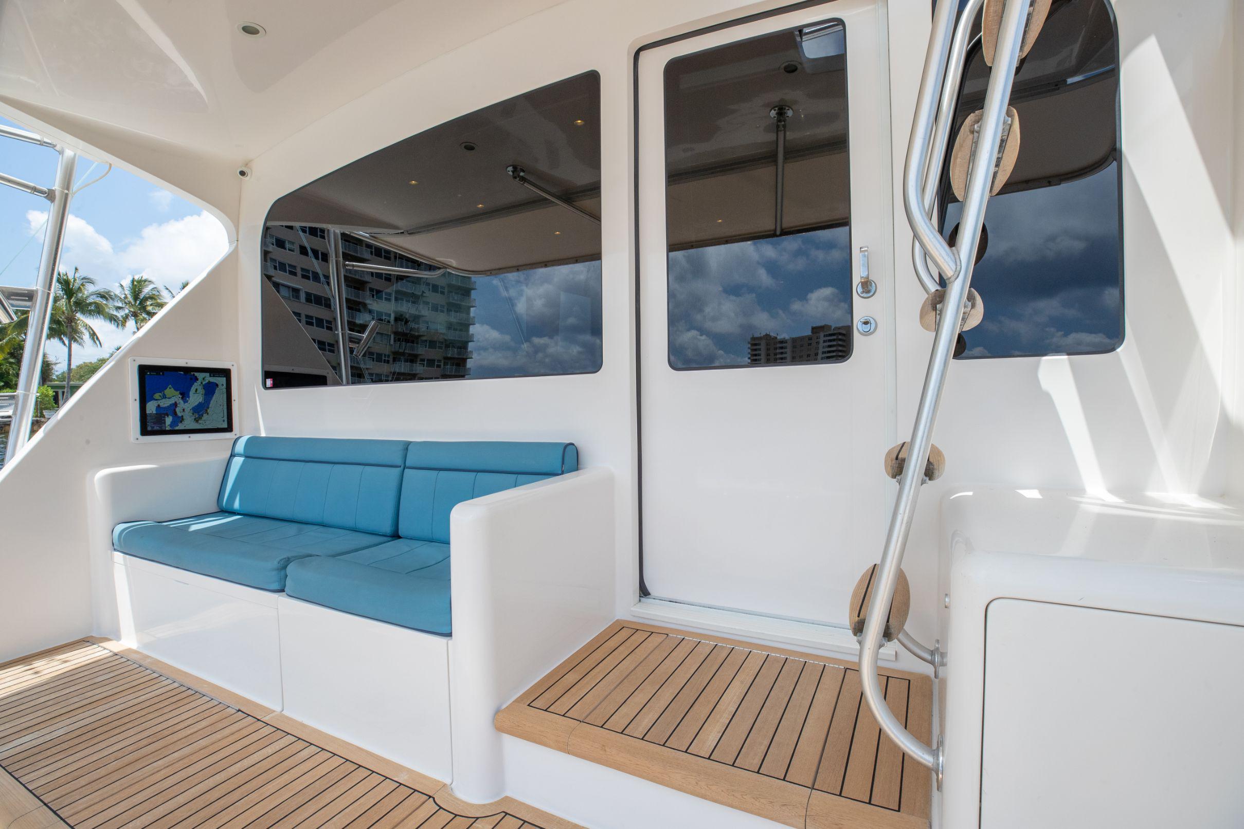 Aboard GAMECHANGER a 61ft (18.59m) luxury motor yacht , built by VIKING YACHTS in 2006