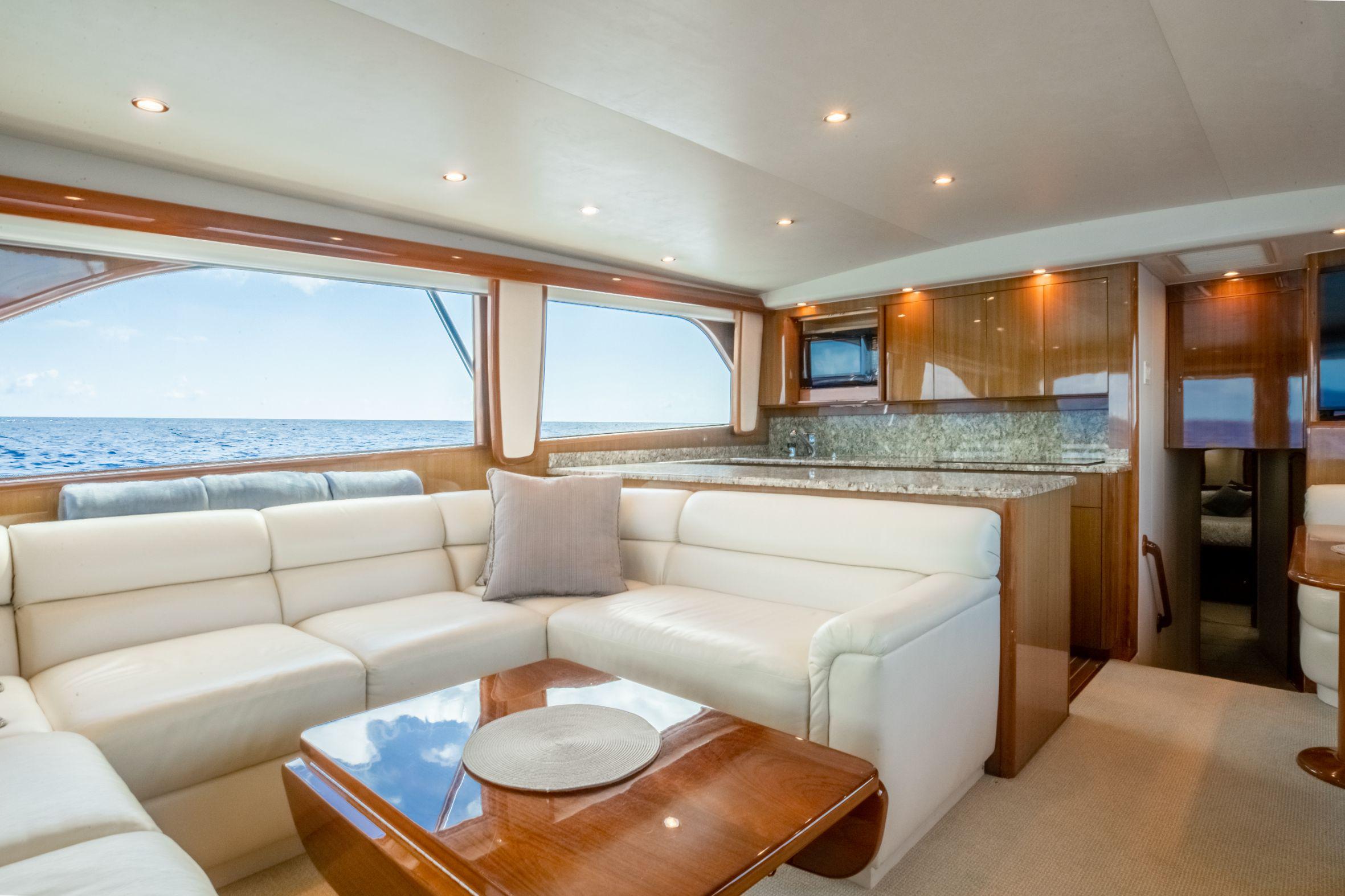 Aboard GAMECHANGER a 61ft (18.59m) luxury motor yacht , built by VIKING YACHTS in 2006