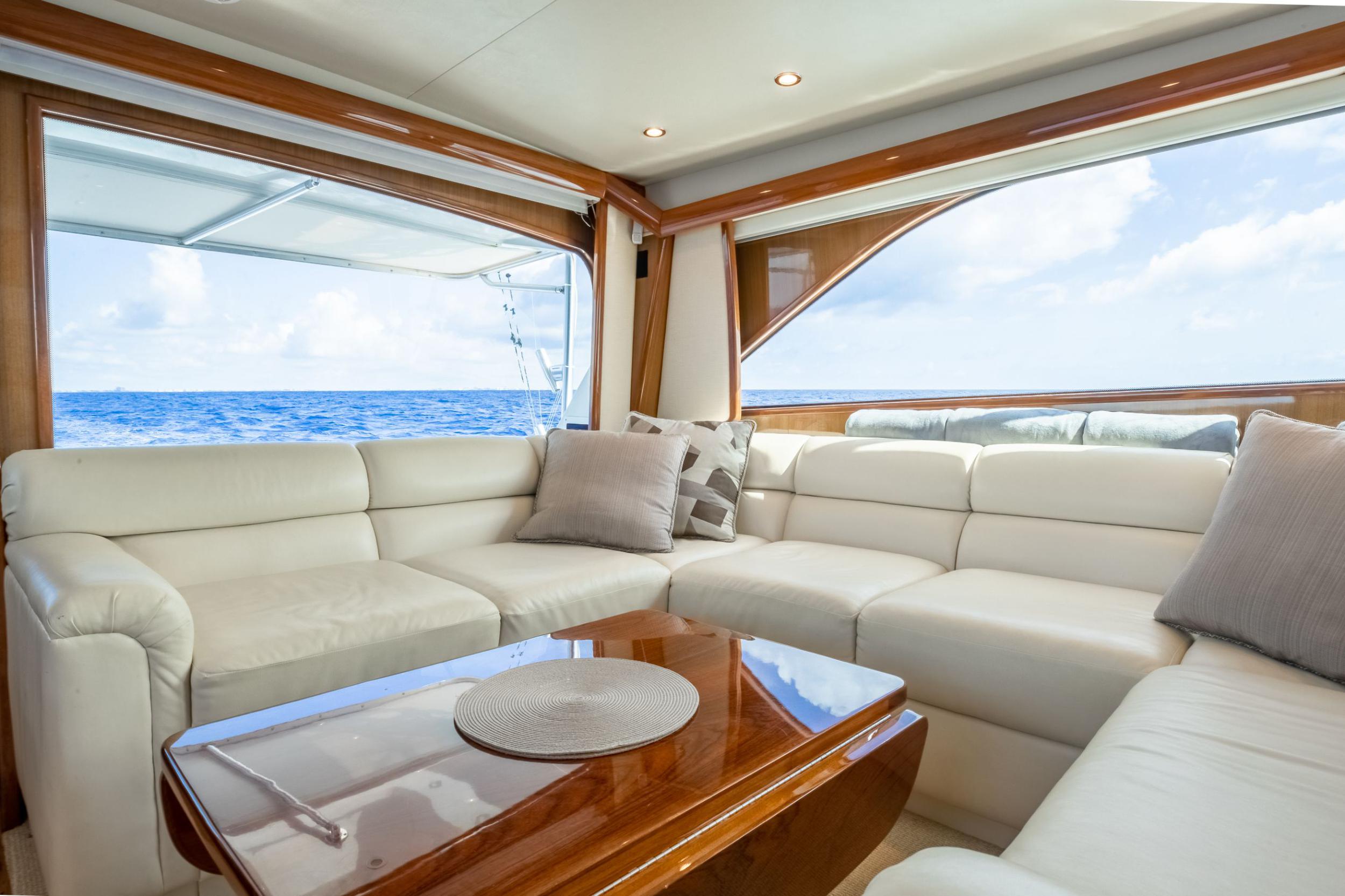 Aboard GAMECHANGER a 61ft (18.59m) luxury motor yacht , built by VIKING YACHTS in 2006