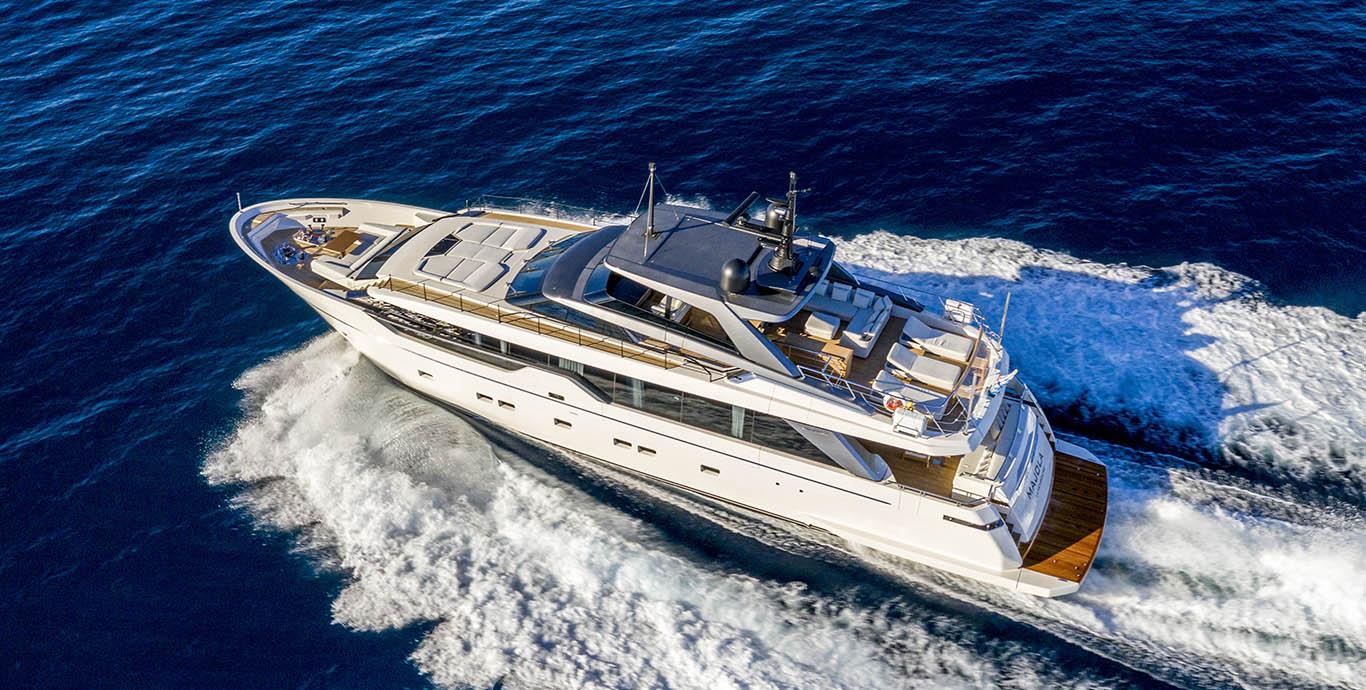 Aboard AMWAJ a 102ft (31.08m) luxury motor yacht , built by SANLORENZO in 2020