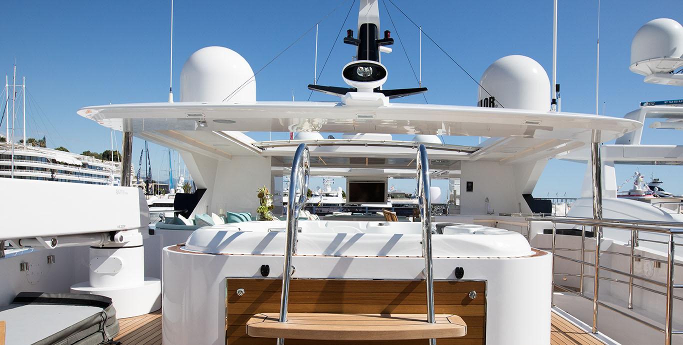 Aboard CHECKED OUT a 140ft (42.67m) luxury motor yacht , built by GULF CRAFT in 2020