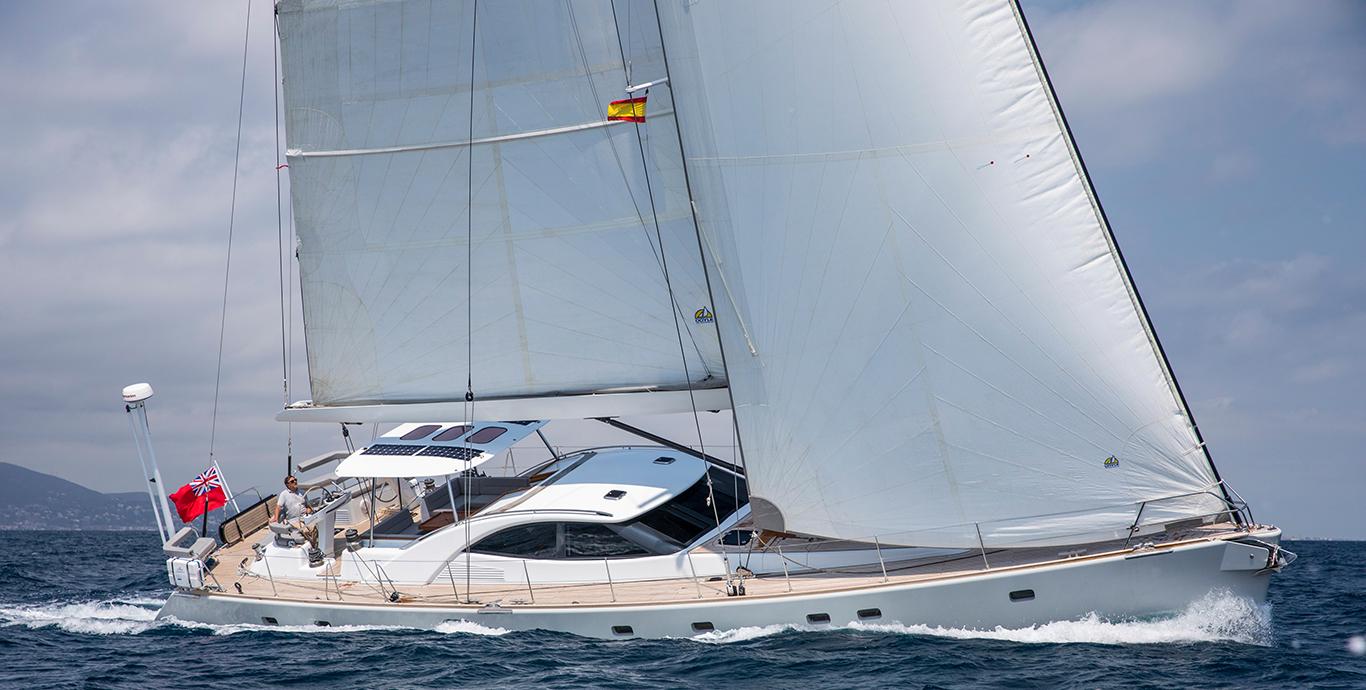 Aboard VAYU a 70ft (21.34m) luxury sailing yacht , built by VAN DAM NORDIA in 2017