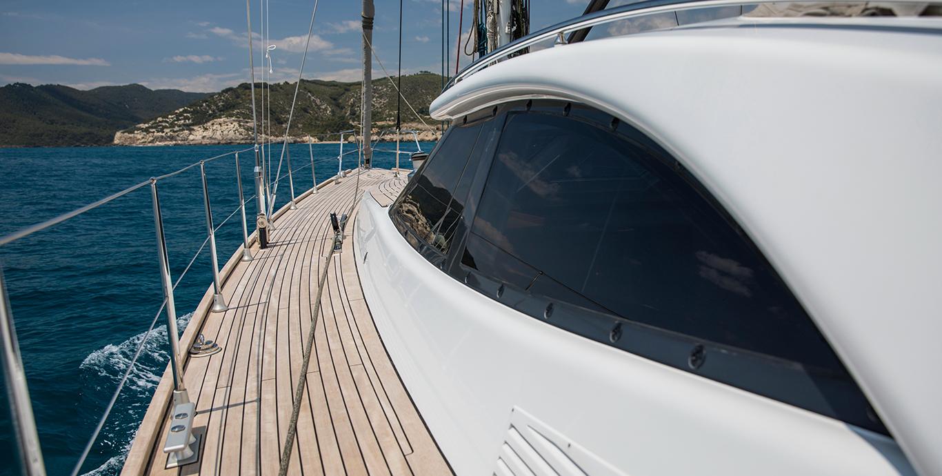 Aboard VAYU a 70ft (21.34m) luxury sailing yacht , built by VAN DAM NORDIA in 2017