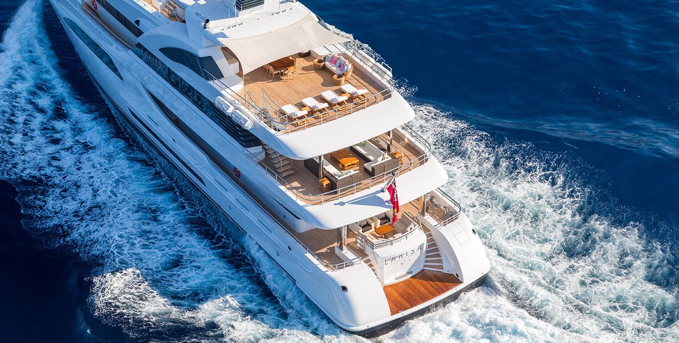 Aboard W a 189ft (57.6m) luxury motor yacht , built by FEADSHIP in 2013