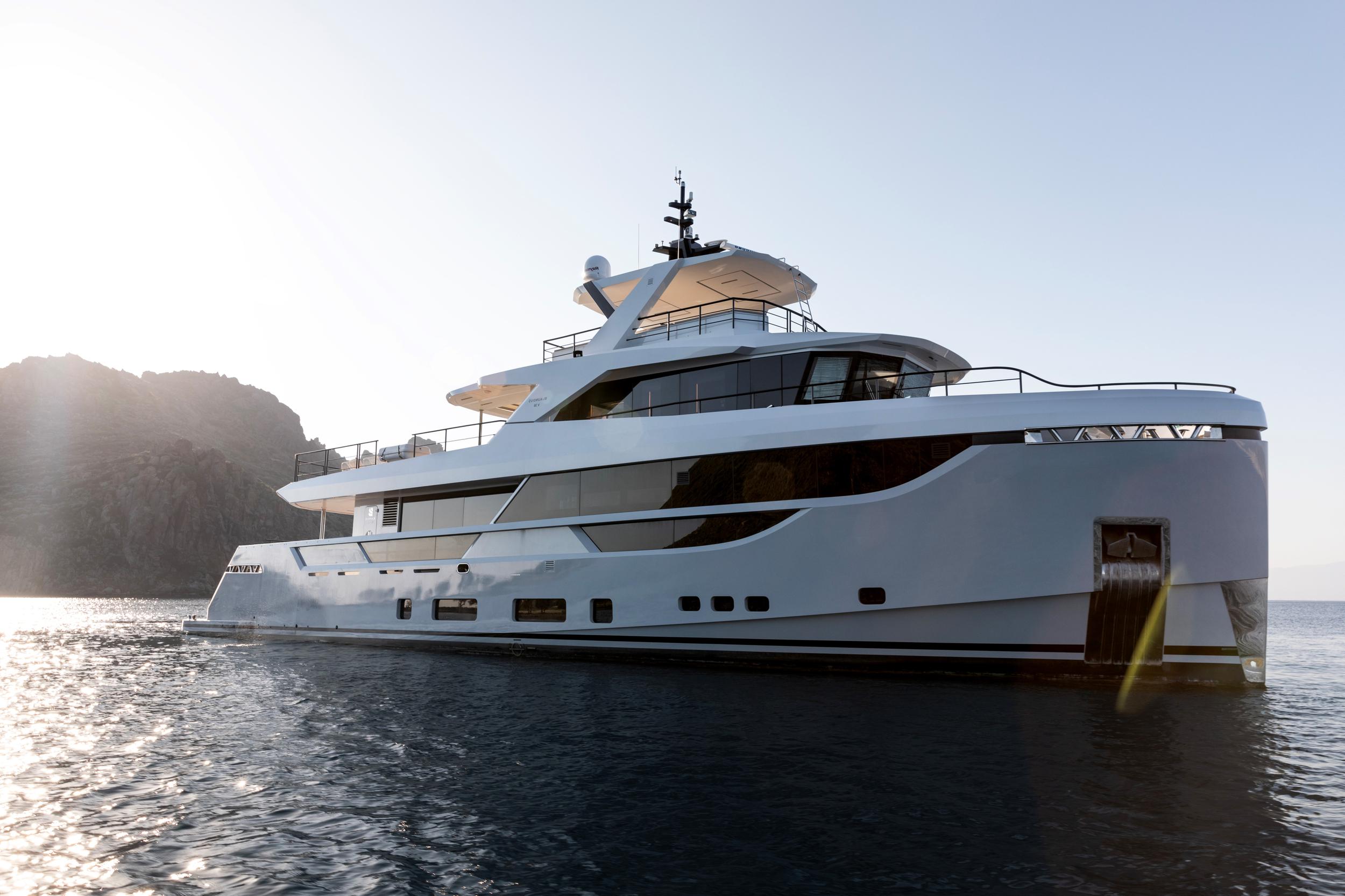 Aboard EZGY a 98ft (30m) luxury motor yacht for Sale available with Fraser Yachts, built by BLAUNDUS YACHTS in 2021