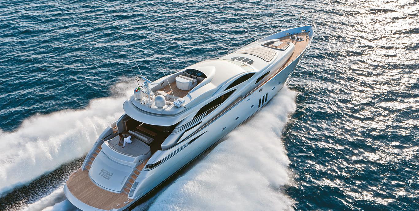 Aboard KUIKILA a 115ft (35.08m) luxury motor yacht , built by PERSHING in 2011