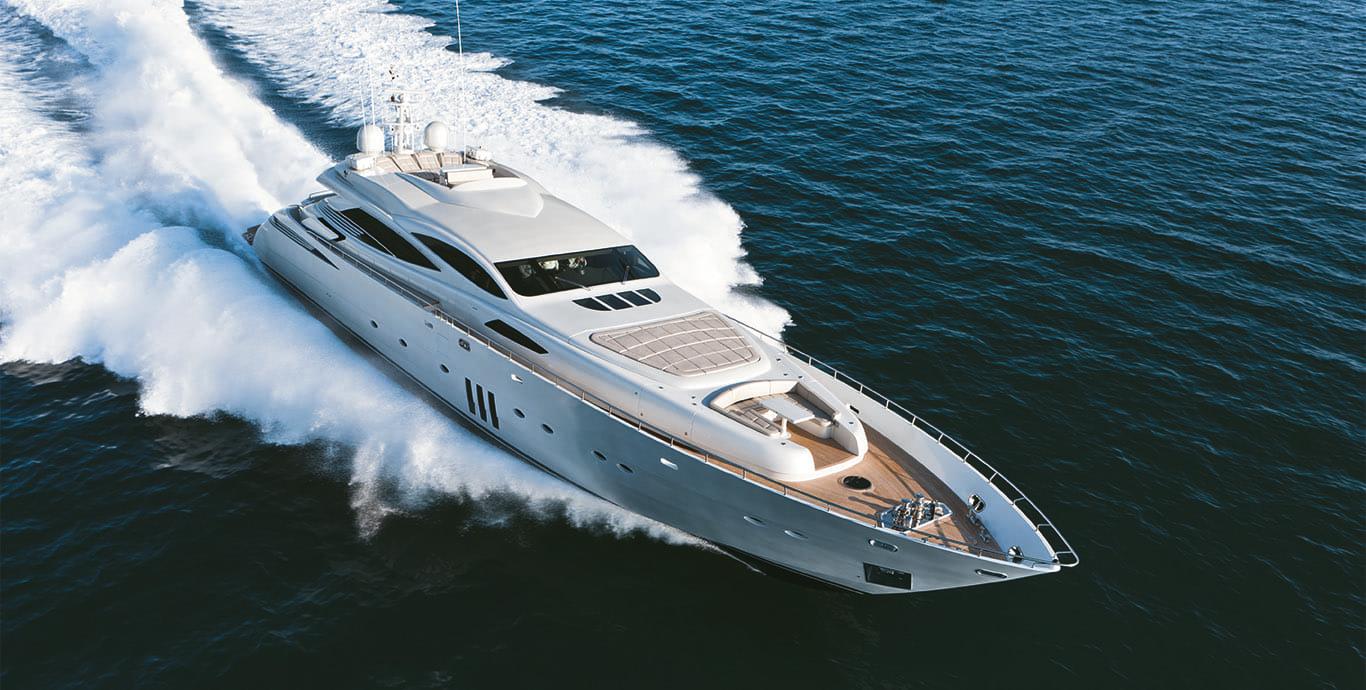 Aboard KUIKILA a 115ft (35.08m) luxury motor yacht , built by PERSHING in 2011