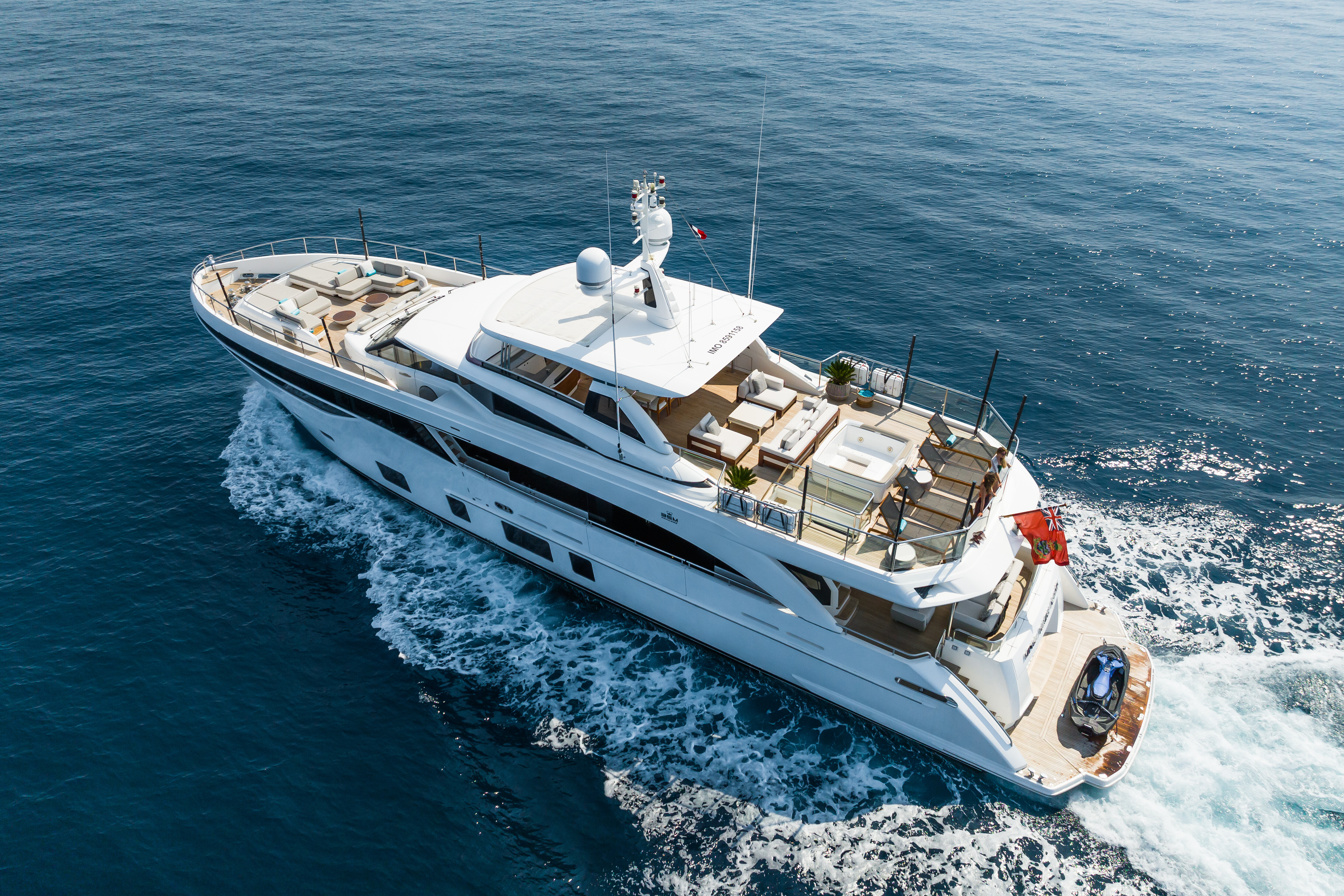 Aboard MINOR FAMILY AFFAIR a 115ft (35.15m) luxury motor yacht , built by PRINCESS YACHTS in 2017