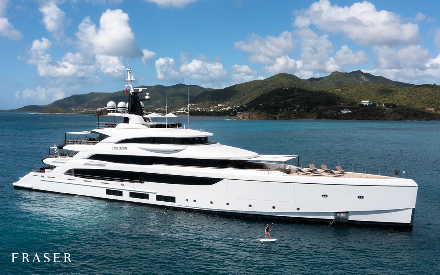 Aboard TRIUMPH a 214ft (65.4m) luxury motor yacht , built by BENETTI in 2021