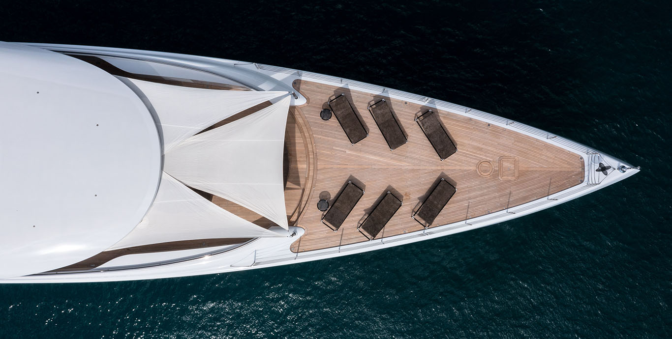 Aboard TRIUMPH a 214ft (65.4m) luxury motor yacht , built by BENETTI in 2021