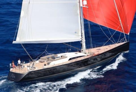 Aboard YCH2 a 90ft (27.71m) luxury sailing yacht , built by NAUTOR’S SWAN in 2009