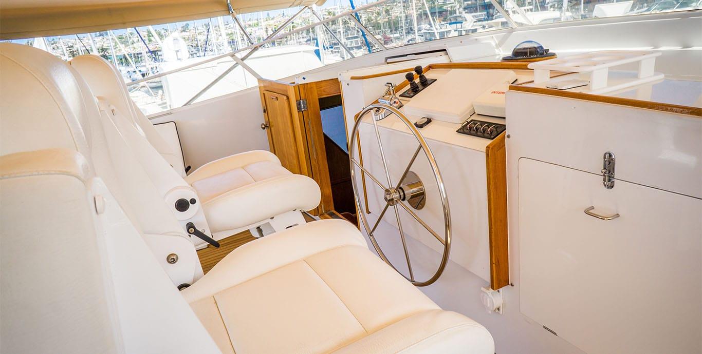 Aboard TRILOGY a 94ft (28.65m) luxury motor yacht , built by STEPHENS MARINE in 1984