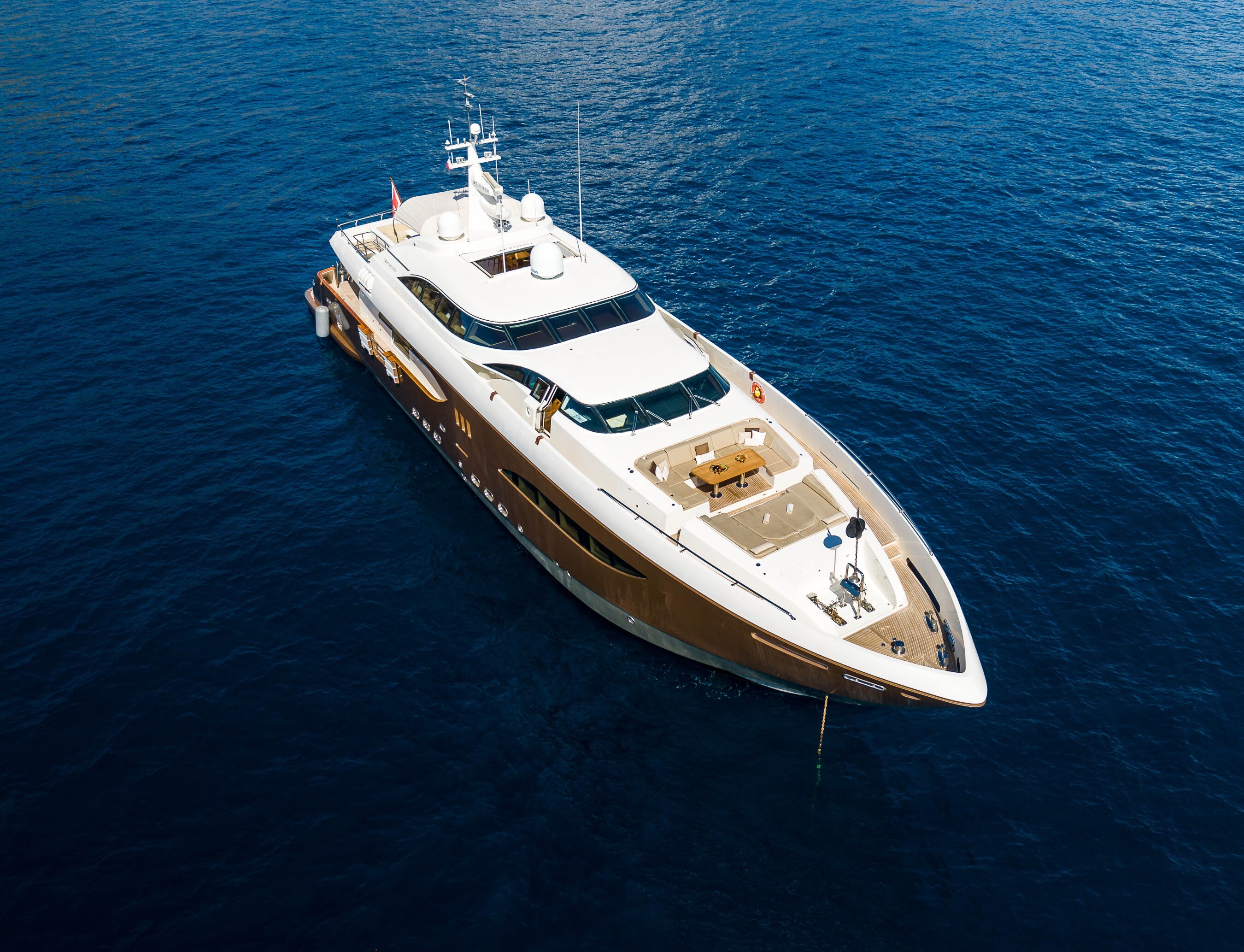 Aboard QUANTUM H a 131ft (40m) luxury motor yacht , built by TAMSEN YACHTS in 2008