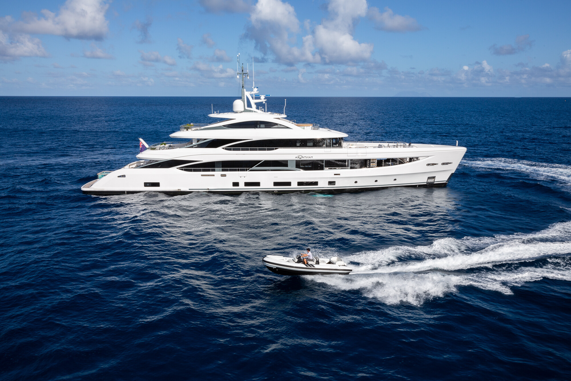 Aboard FANTASEA a 164ft (50m) luxury motor yacht , built by BENETTI in 2023