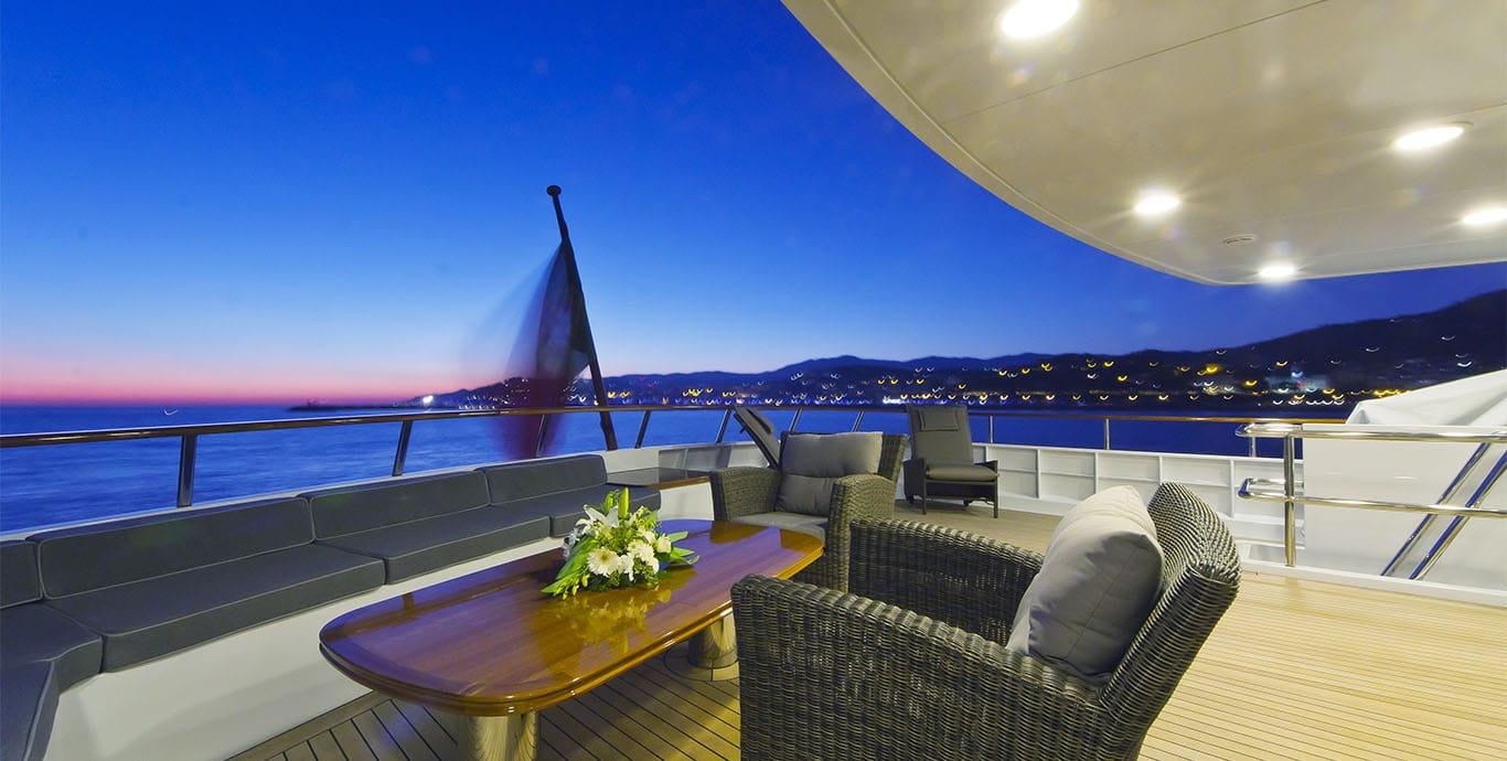 Aboard SEA EAGLE a 141ft (43m) luxury motor yacht , built by JFA YACHTS in 2011