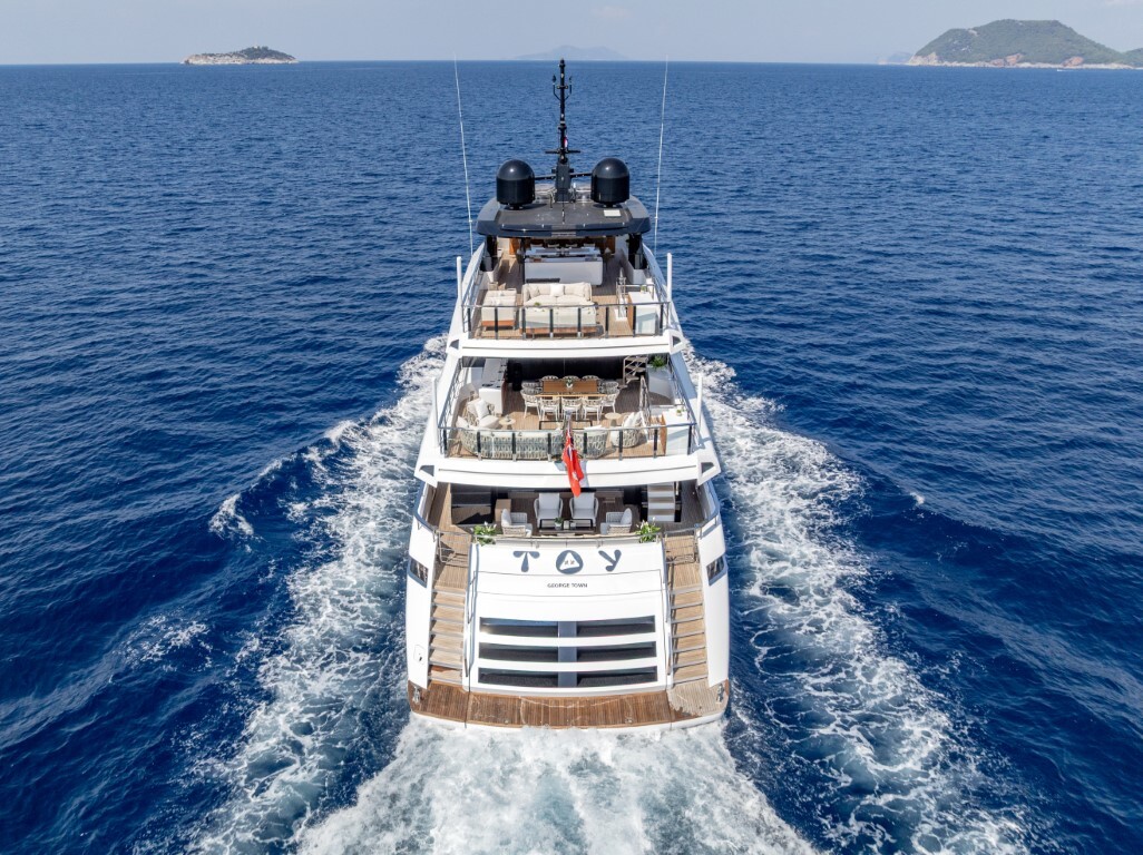 TOY motor yacht for Sale by Fraser Yachts, built by OVERMARINE