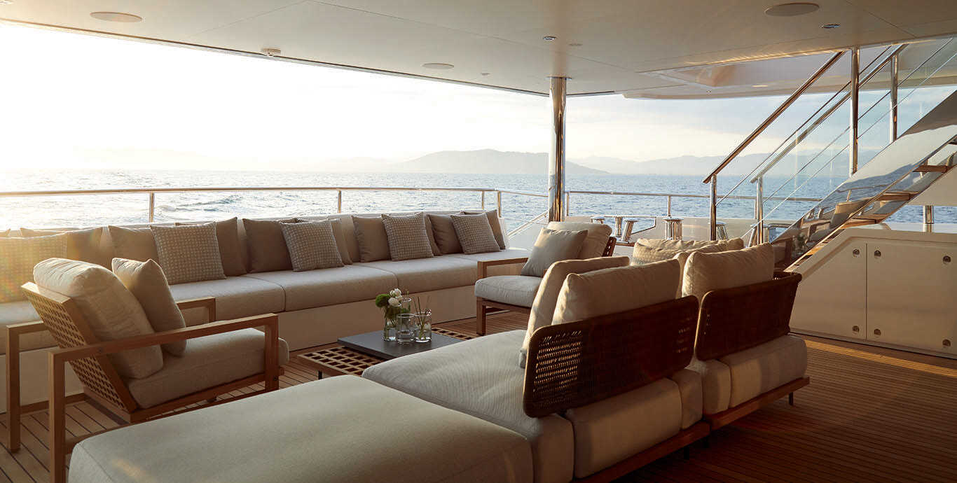 Aboard LUCKY WAVE a 144ft (44.06m) luxury motor yacht , built by BENETTI in 2022