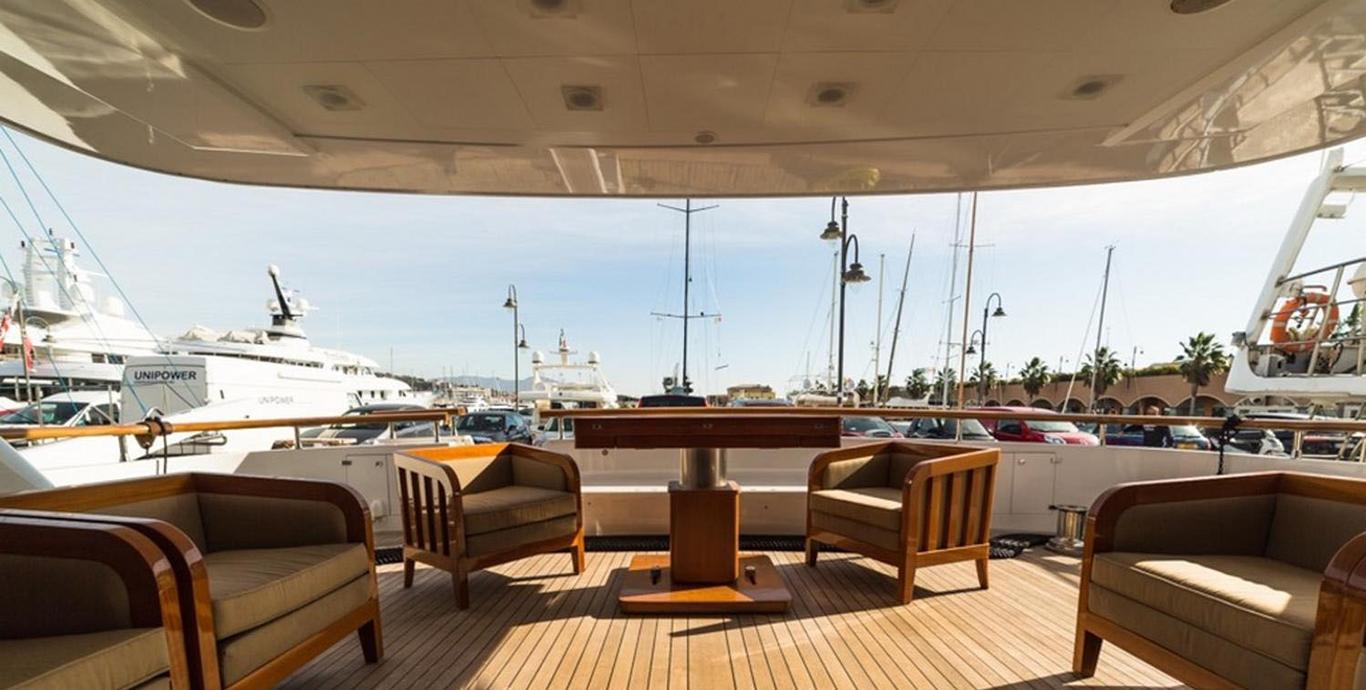 Aboard ZOO a 102ft (31.1m) luxury motor yacht , built by CANTIERI DI PISA in 2008
