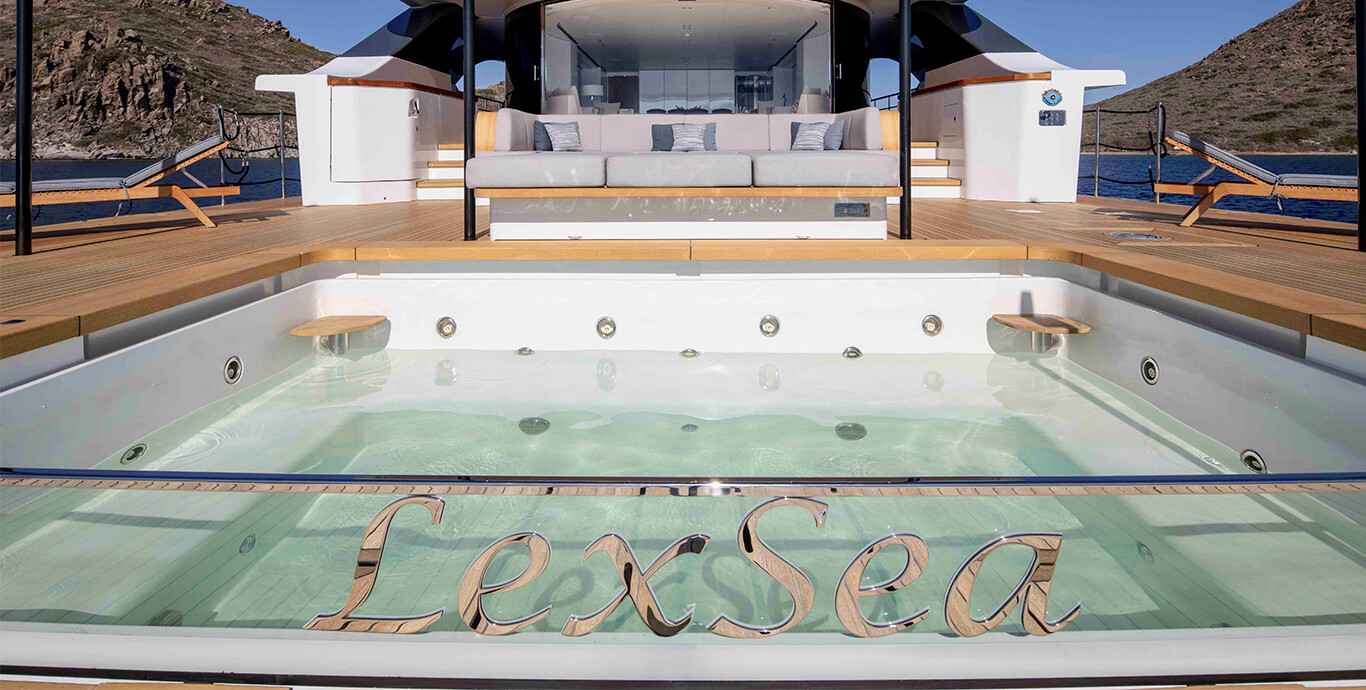 Aboard LEXSEA a 133ft (40.8m) luxury motor yacht for Charter available with Fraser Yachts, built by BENETTI in 2022