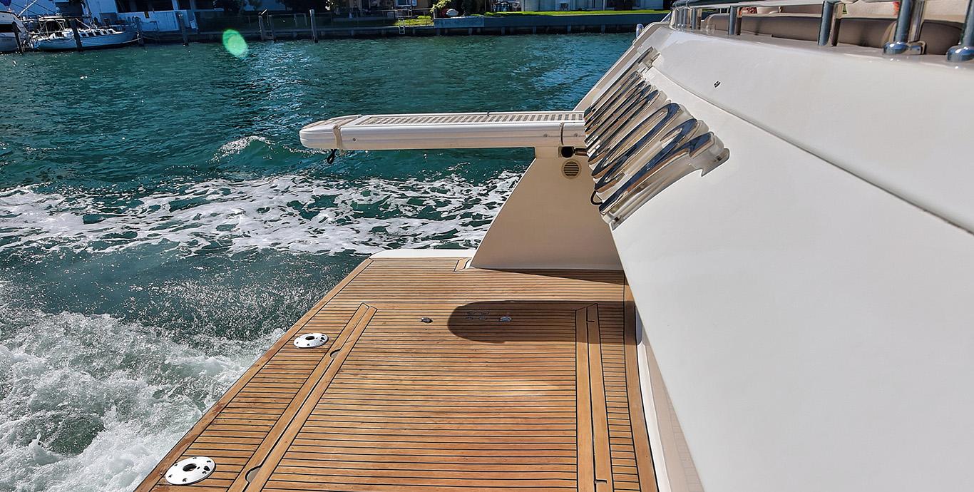 Aboard LUMAR a 68ft (20.73m) luxury motor yacht , built by FERRETTI YACHTS in 2005